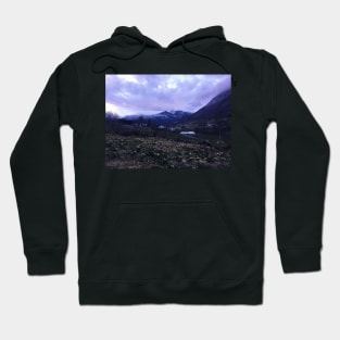 Violet Dusk Norway Mountainside Hoodie